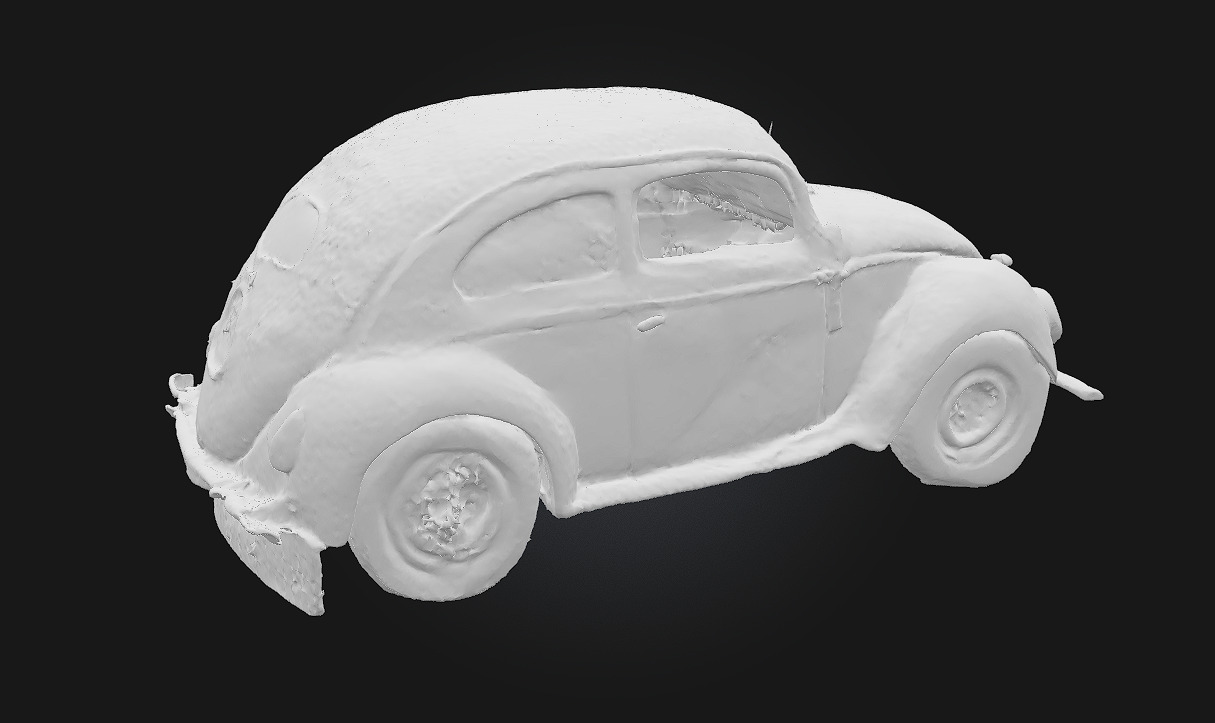 Vintage Beetle  Timeless Charm on Four Wheels 3D model_9