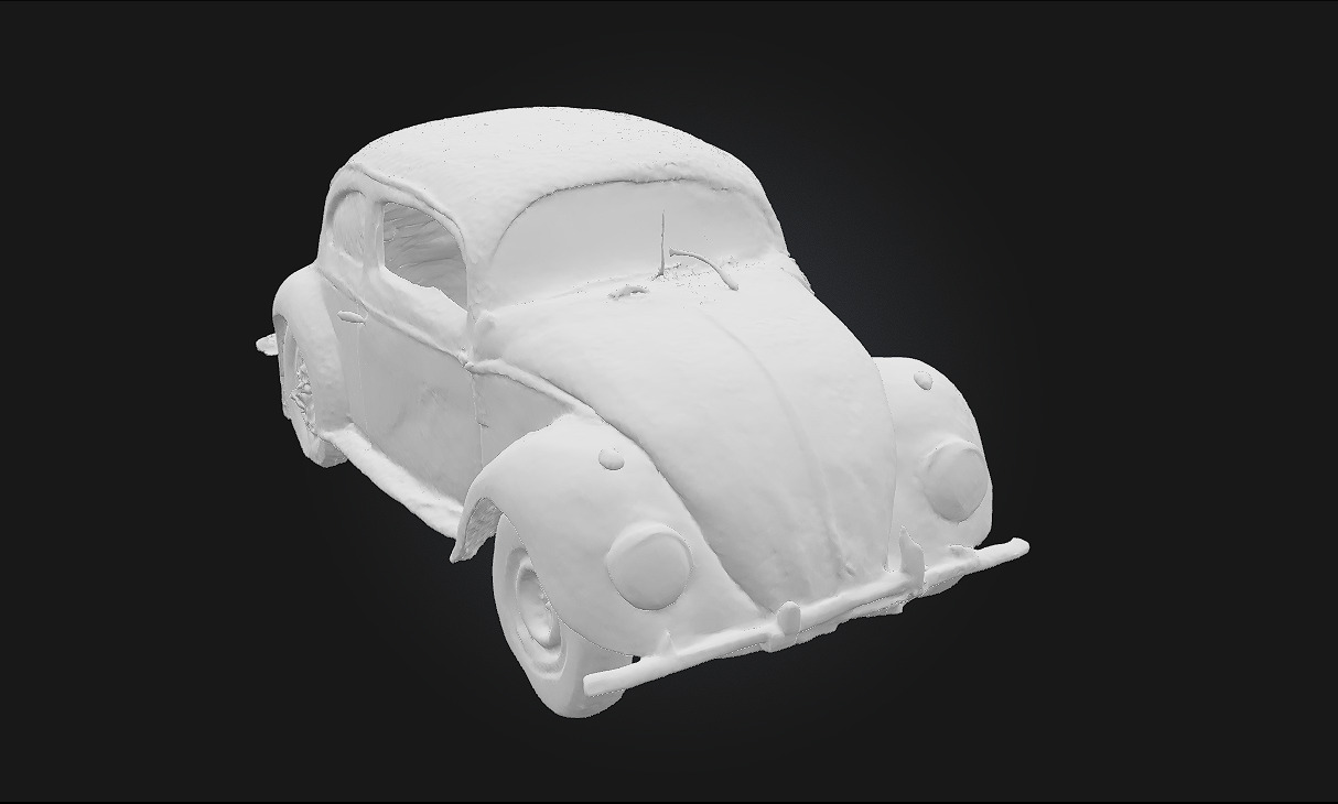Vintage Beetle  Timeless Charm on Four Wheels 3D model_6