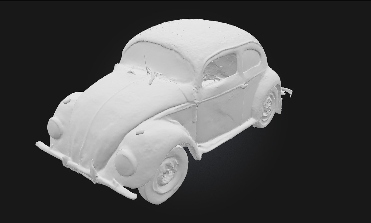 Vintage Beetle  Timeless Charm on Four Wheels 3D model_7