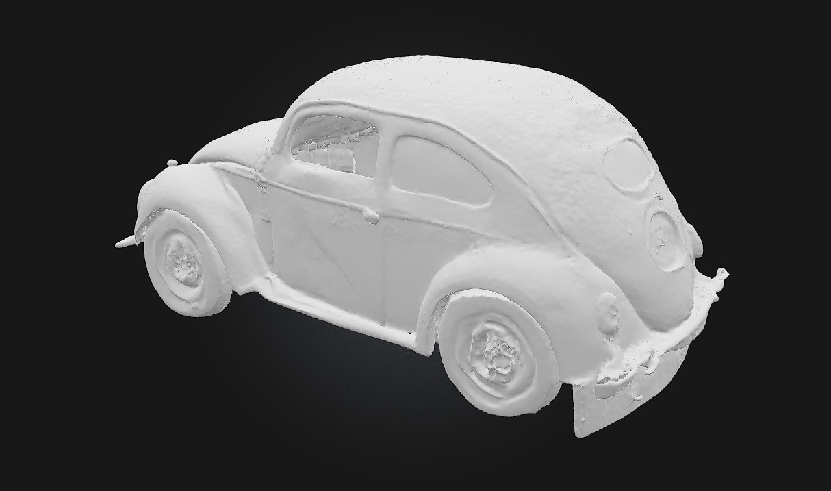 Vintage Beetle  Timeless Charm on Four Wheels 3D model_8
