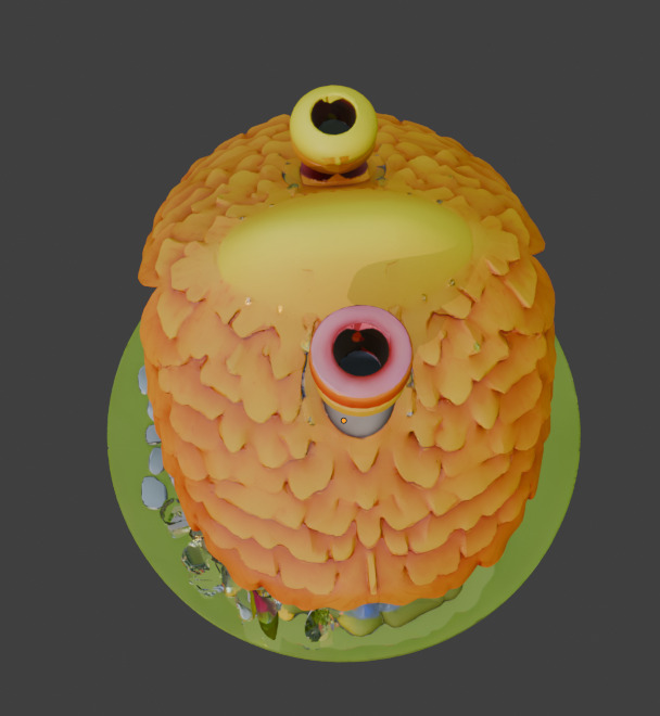 Fairy Tale House Stylized Game Ready 3D Model with PBR Materials Low-poly 3D model_10