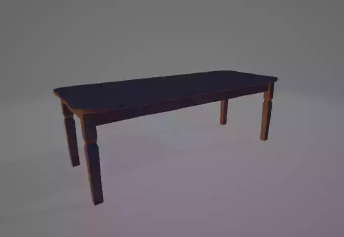 Minimalist 3D Table Model  Modern and Versatile Design