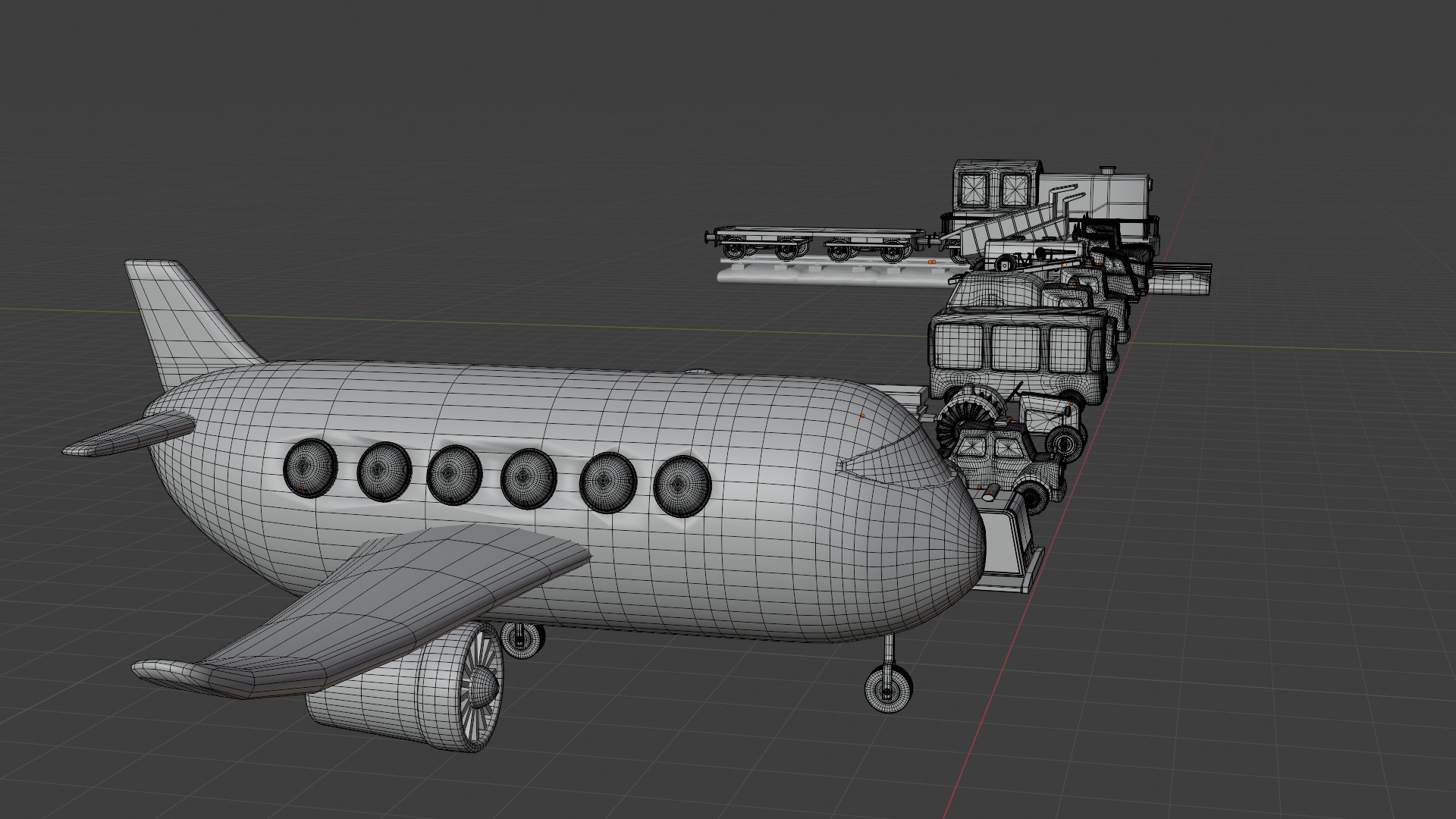 Ultimate Vehicles 3D Model Pack Police Bus Trucks Tractors More Low-poly 3D model_1