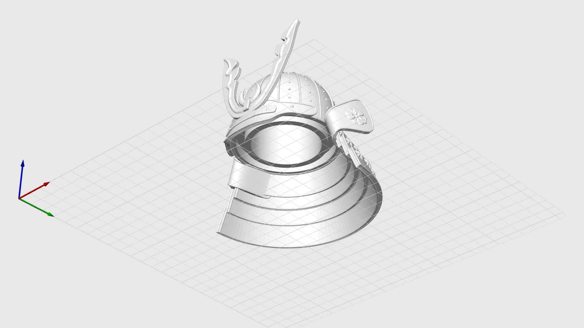Samurai Kabuto Helmet RoZ 3D print model_13