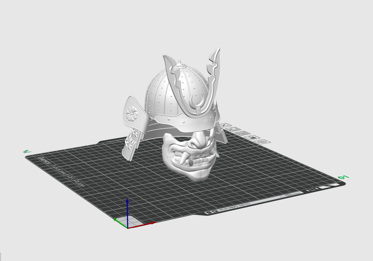 Samurai Kabuto Helmet RoZ 3D print model_7