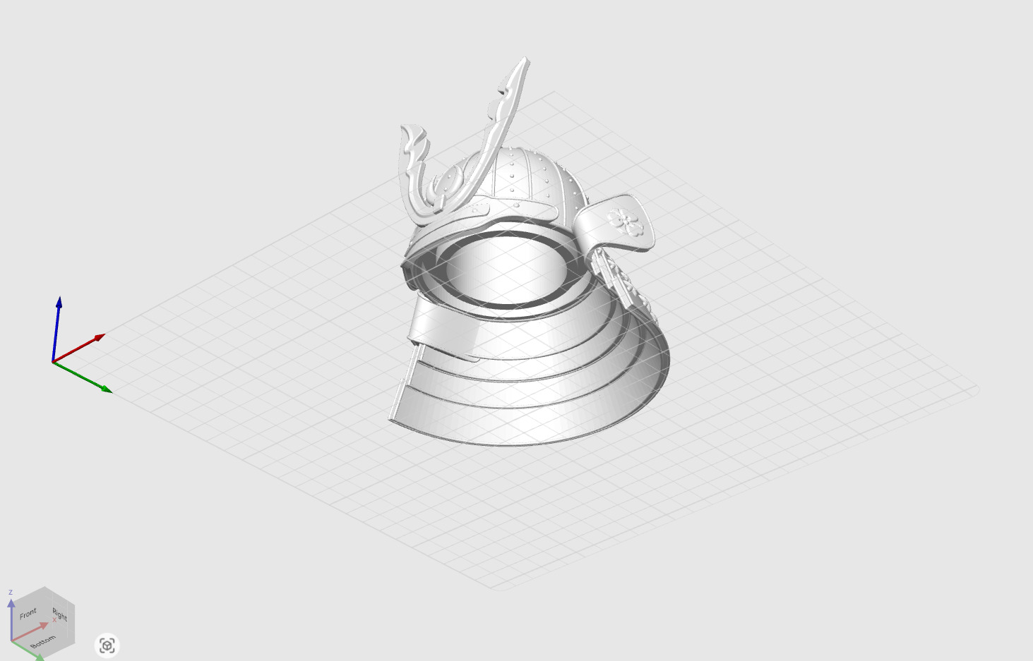 Samurai Kabuto Helmet RoZ 3D print model_6