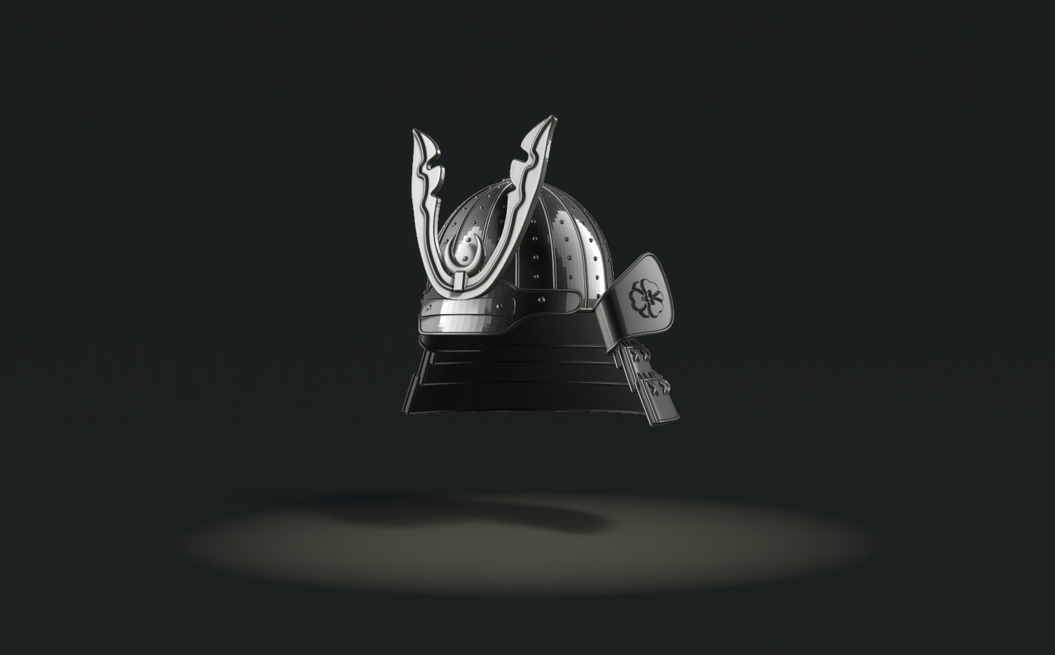 Samurai Kabuto Helmet RoZ 3D print model_1