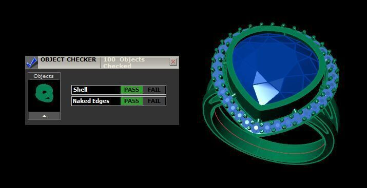 Fancy Gemstone ring Ready To Print 3D print model_23