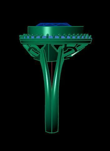 Fancy Gemstone ring Ready To Print 3D print model_18
