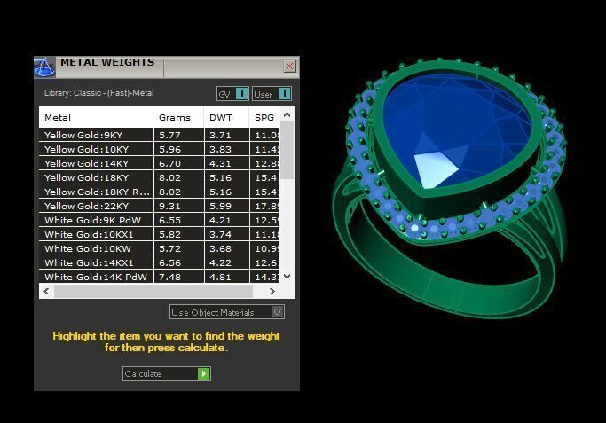 Fancy Gemstone ring Ready To Print 3D print model_22