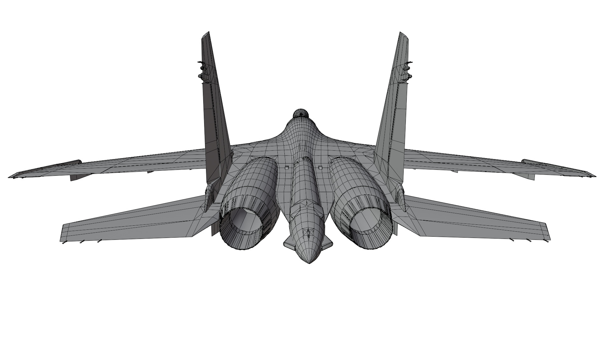 Sukhoi Su 35 Fighter Jet 3D model_12