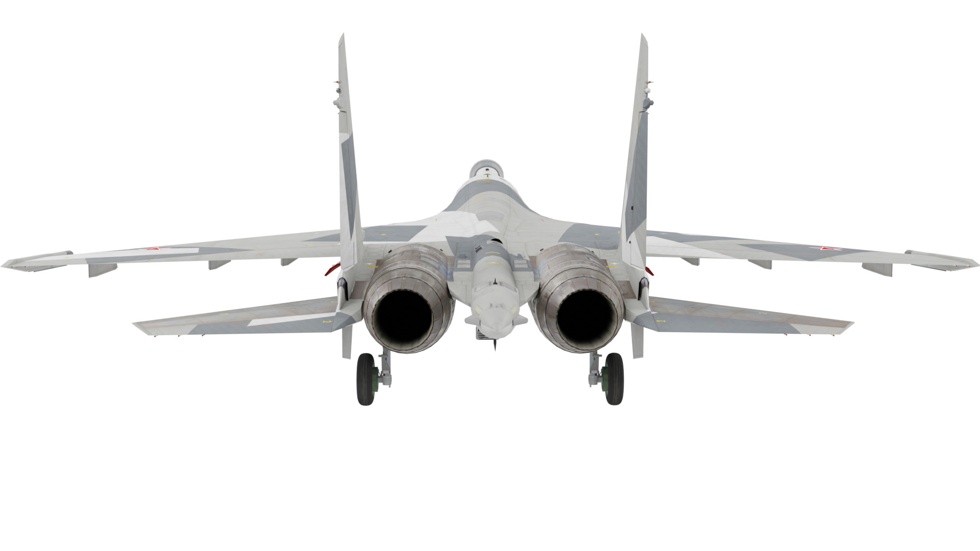 Sukhoi Su 35 Fighter Jet 3D model_3