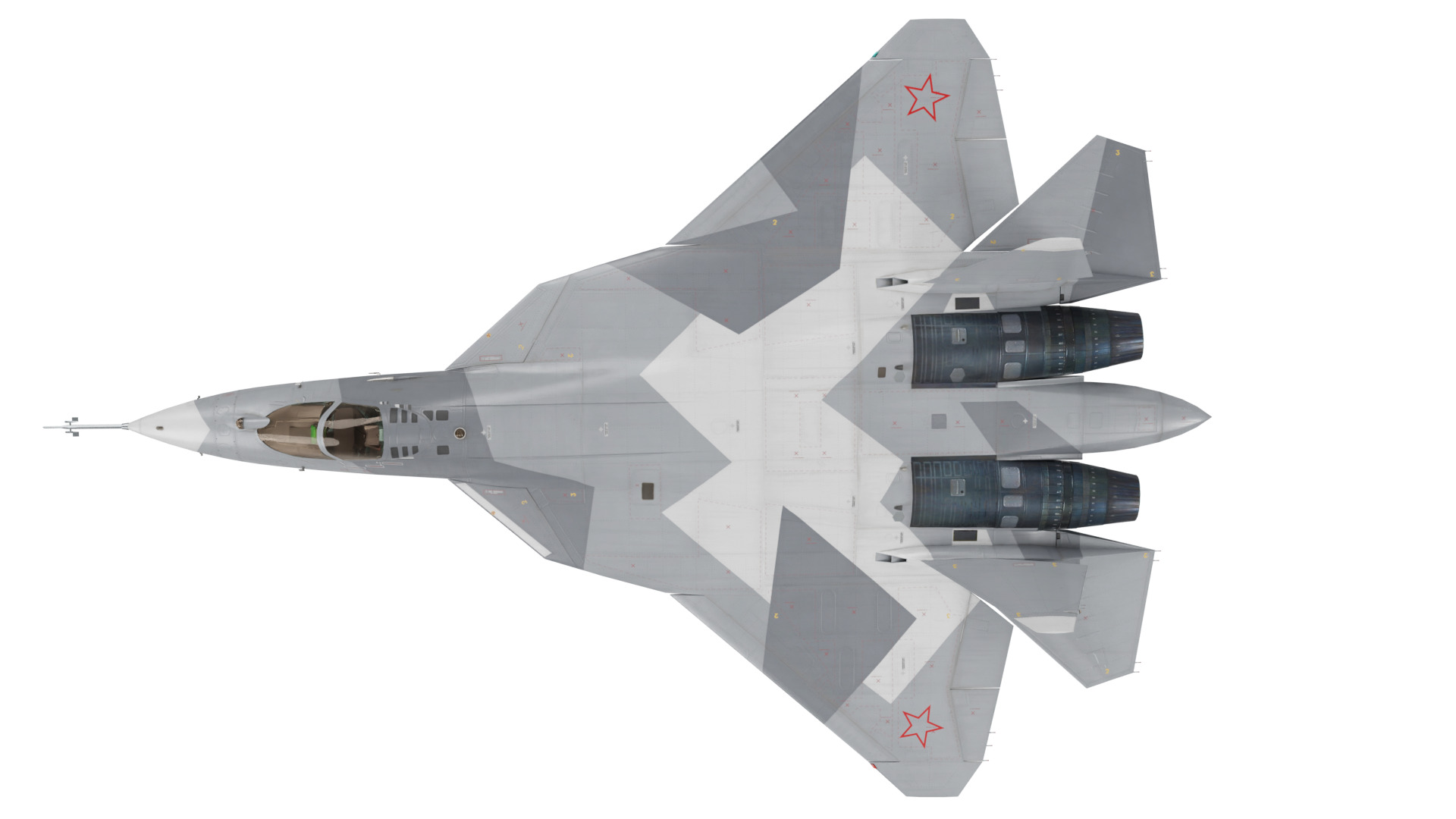 Sukhoi Su-57 Felon 3D model_8