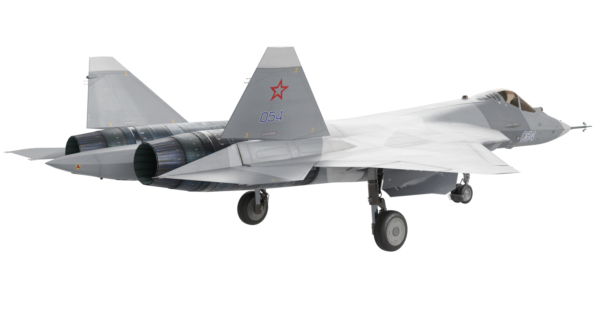Sukhoi Su-57 Felon 3D model_4