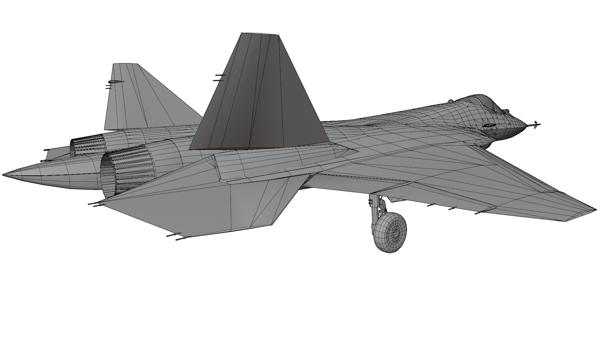 Sukhoi Su-57 Felon 3D model_13