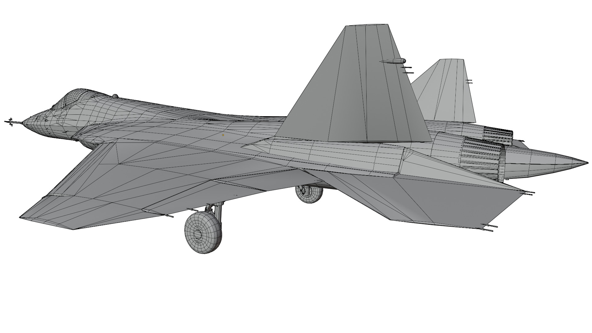 Sukhoi Su-57 Felon 3D model_11