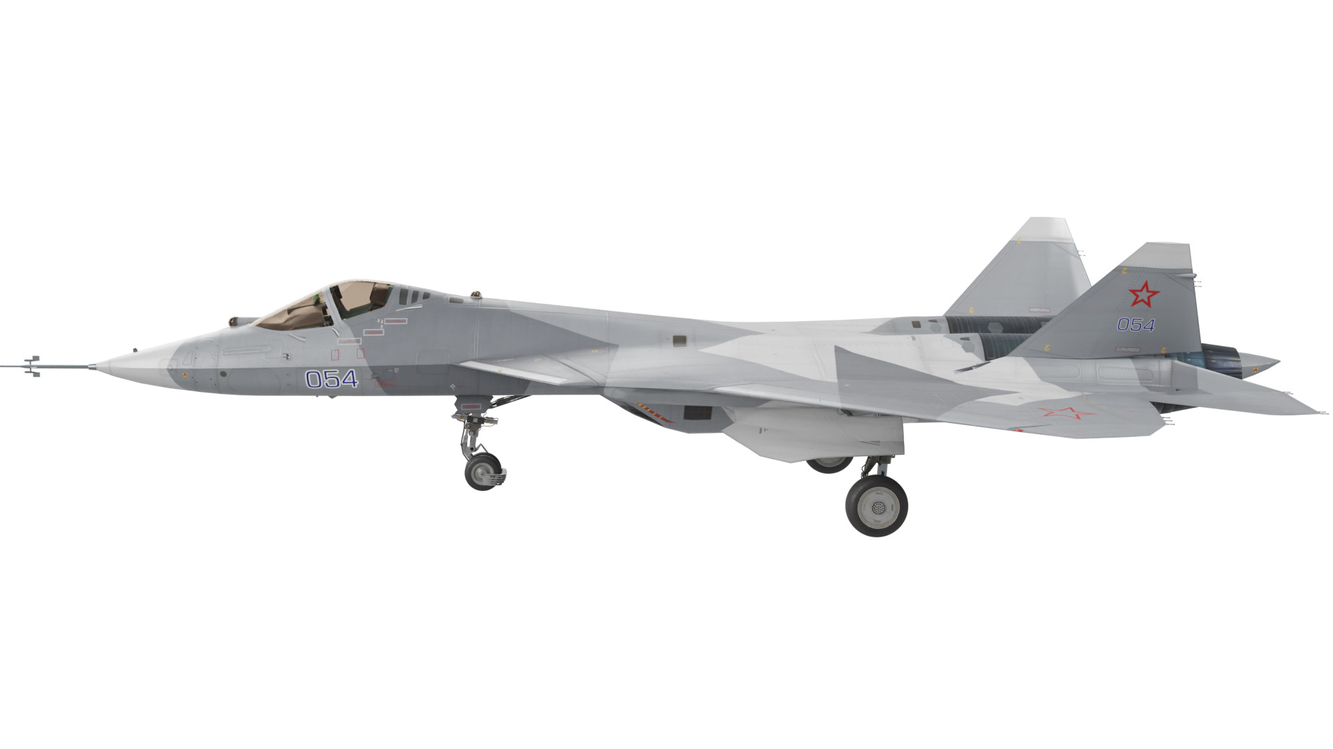 Sukhoi Su-57 Felon 3D model_1