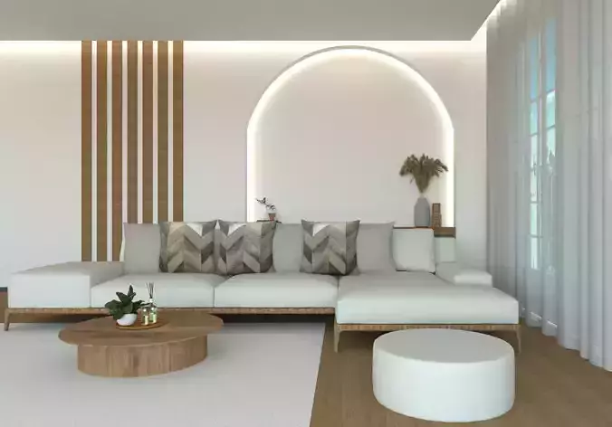 Modern Minimalist Living Room