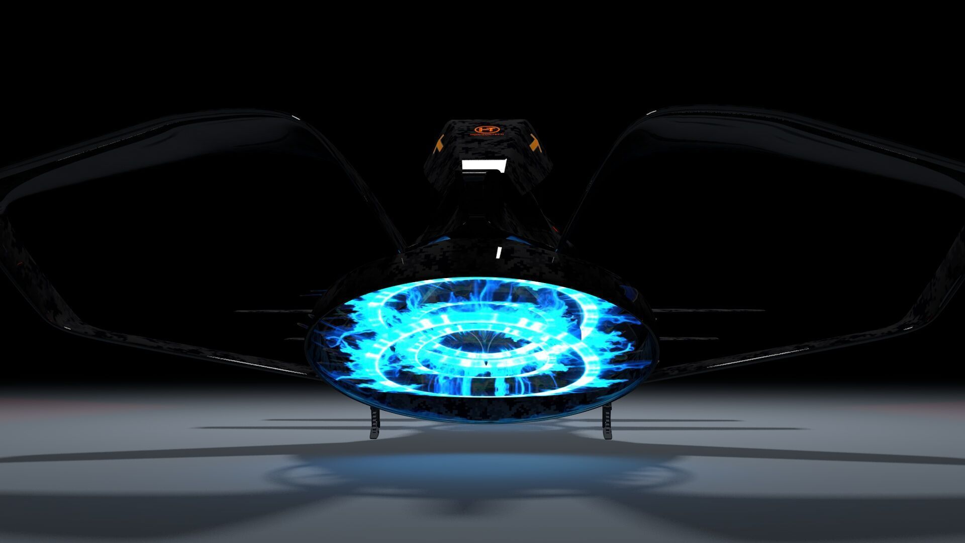 Horizon Tech Predator MK 600 VTOL Fighter  Low-poly 3D model_8