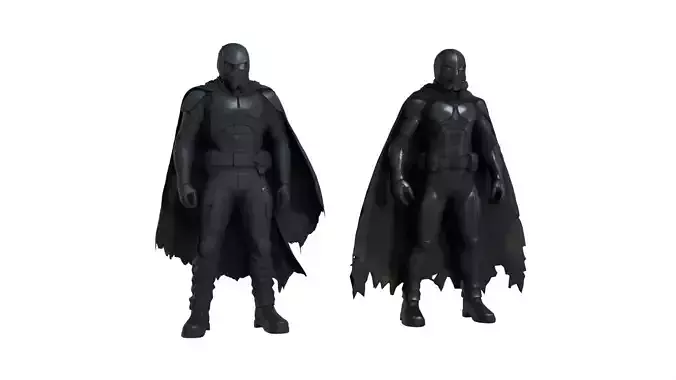 Suit Armor Superhero Knight Character 3D Model