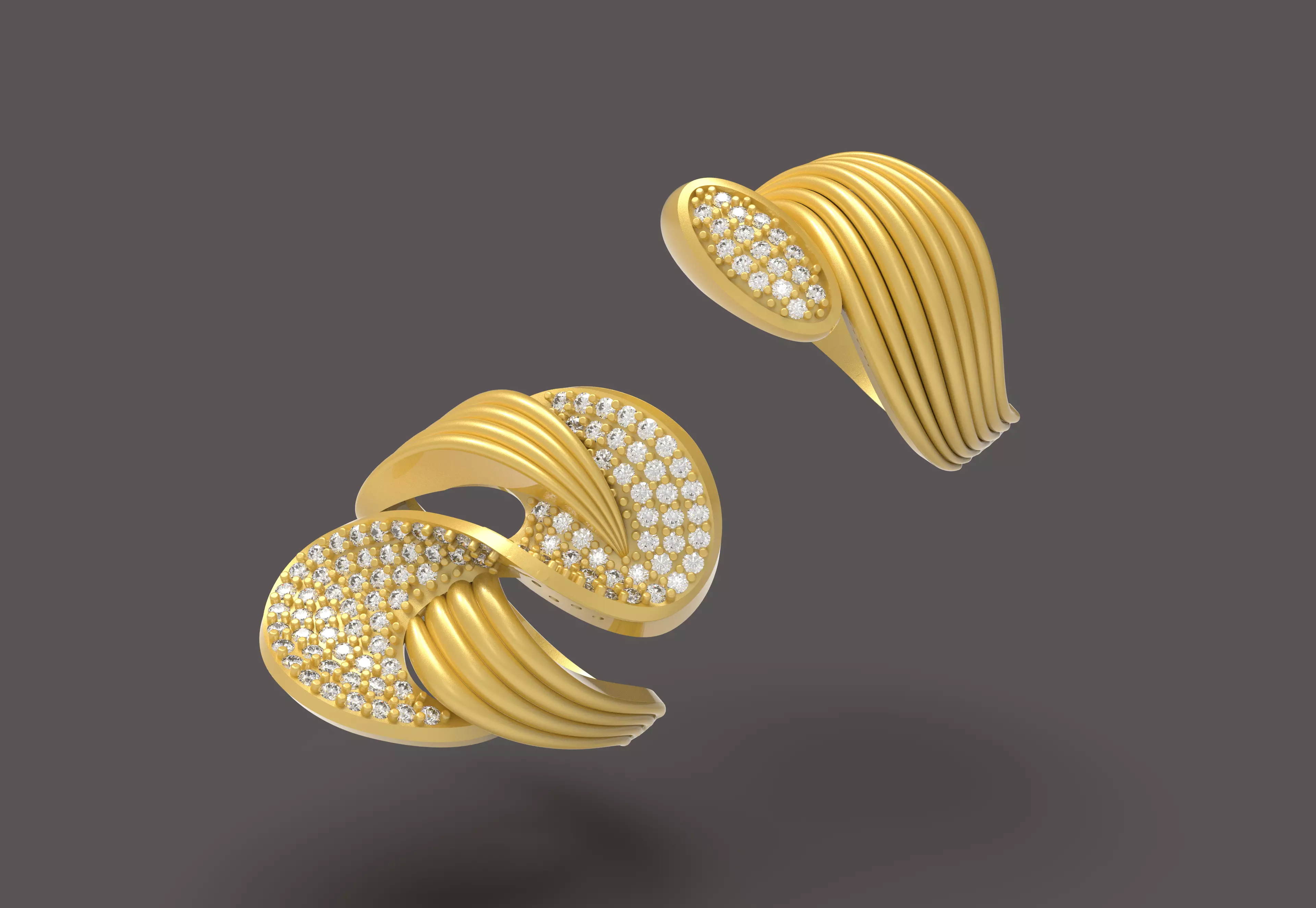  Unique Ring - 0029 3D print model_0