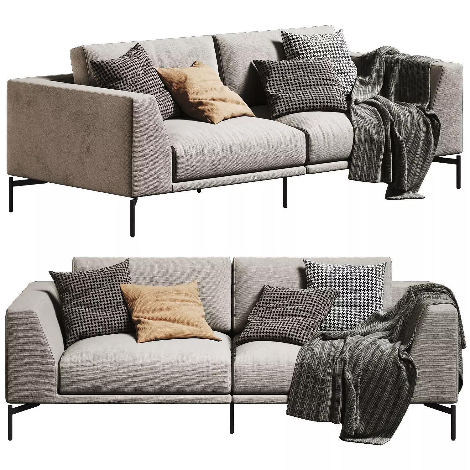 Arflex Hollywood 2 Seats 2 3D model