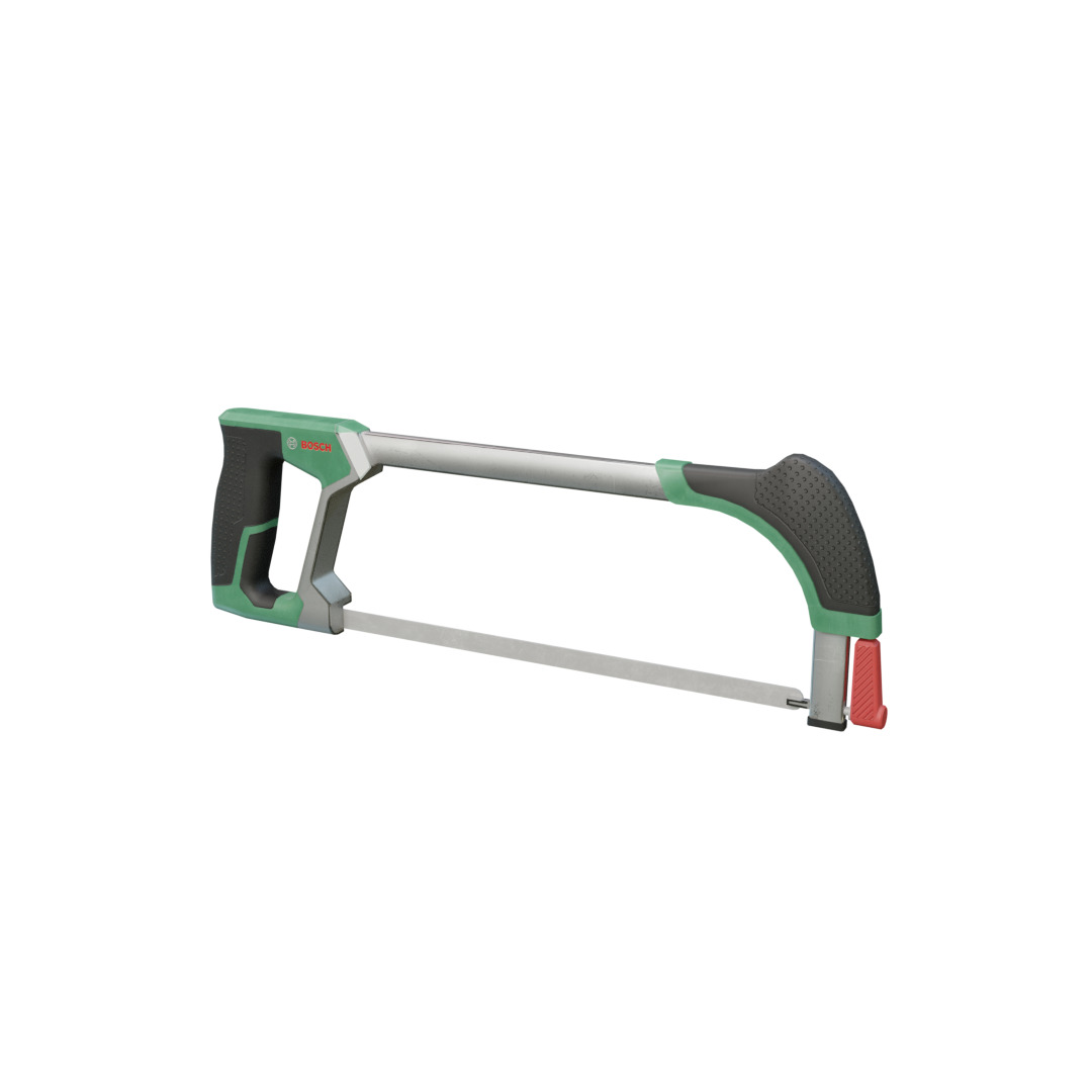 Realistic Bosch Hack Saw with PBR Texture Low-poly 3D model_14