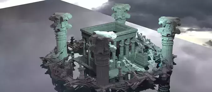 Alexandria temple 1 3D model