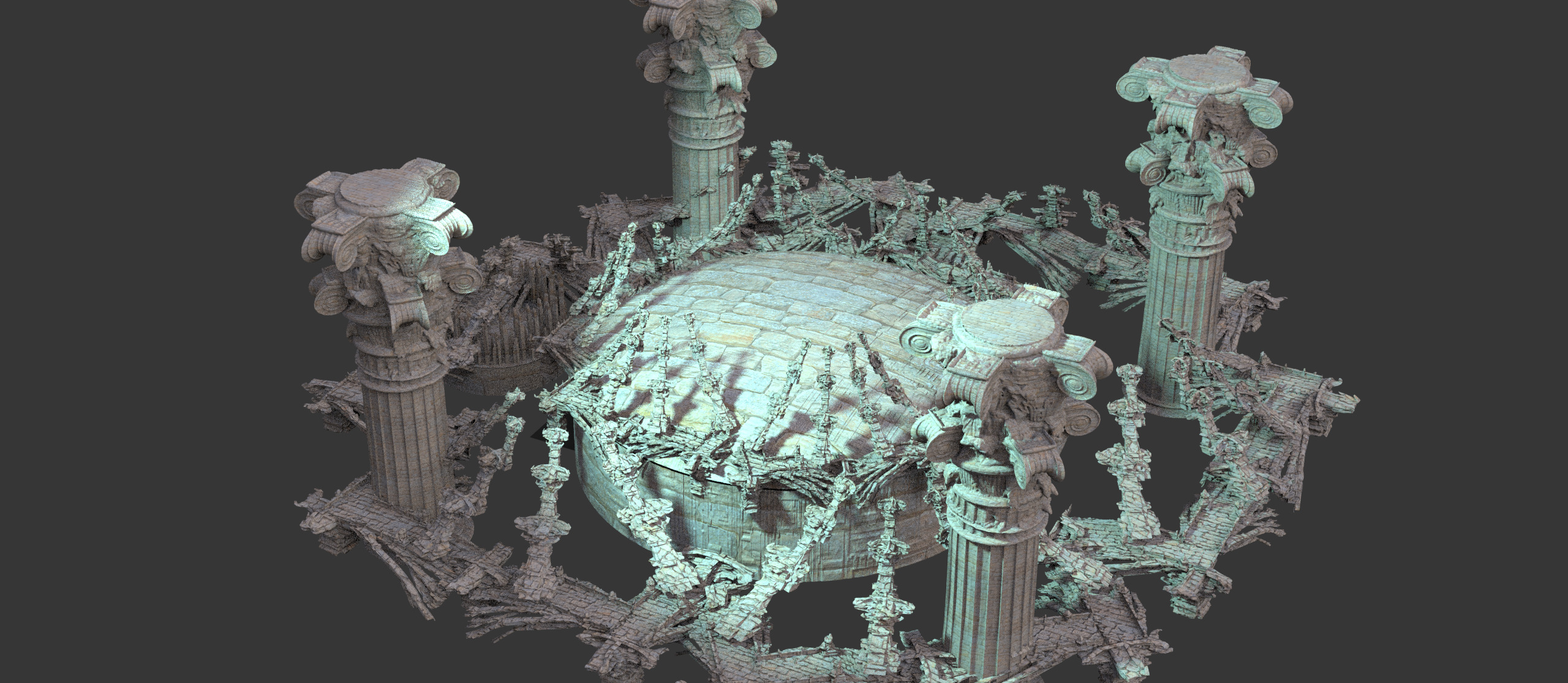 Arena of Miletus 3D model_1