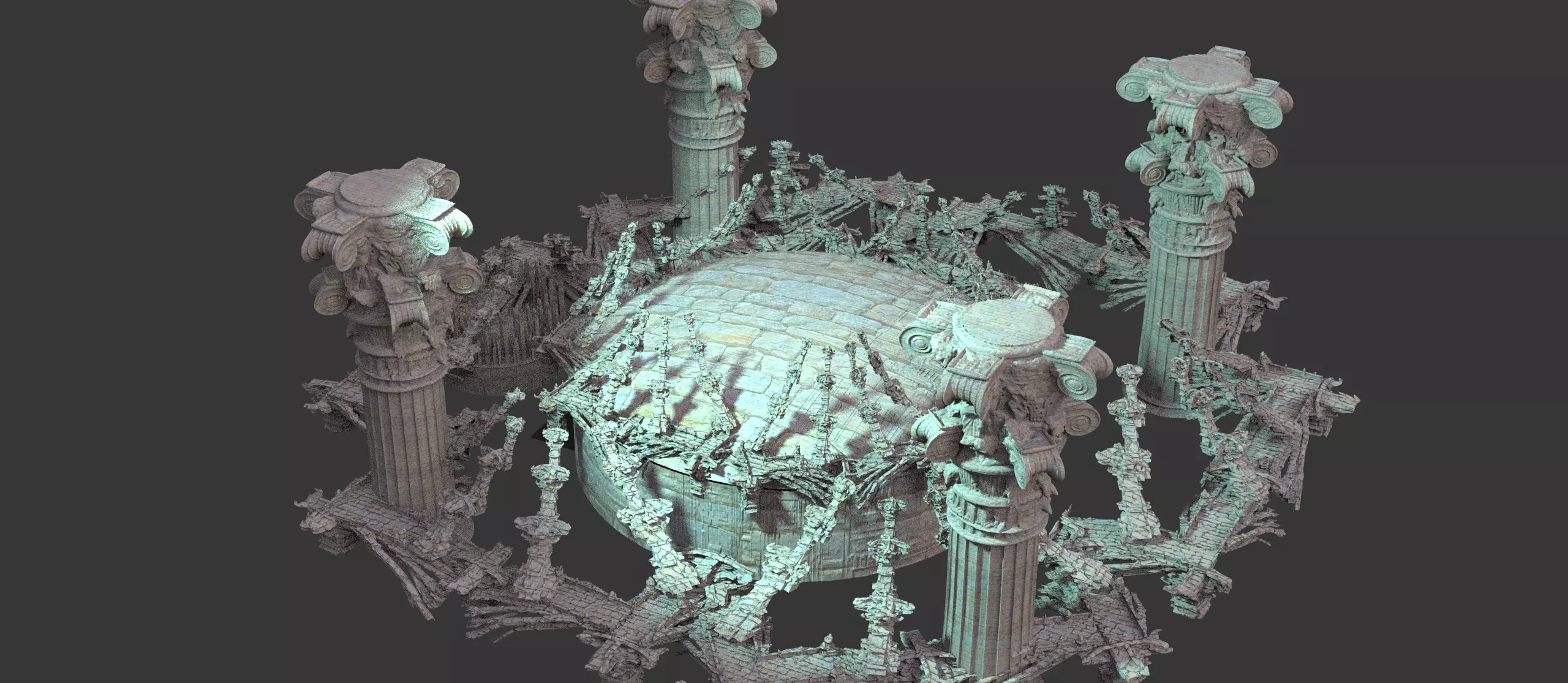 Arena of Miletus 3D model_0