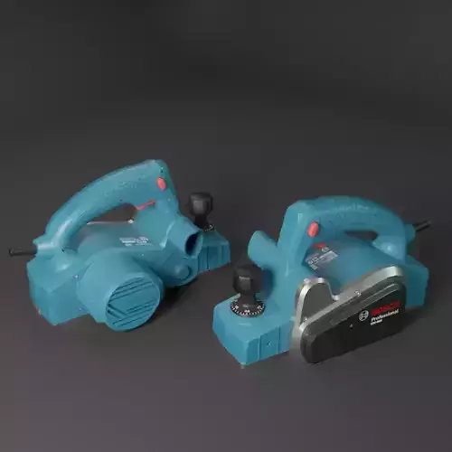 Realistic Bosch Power Planer with PBR Texture