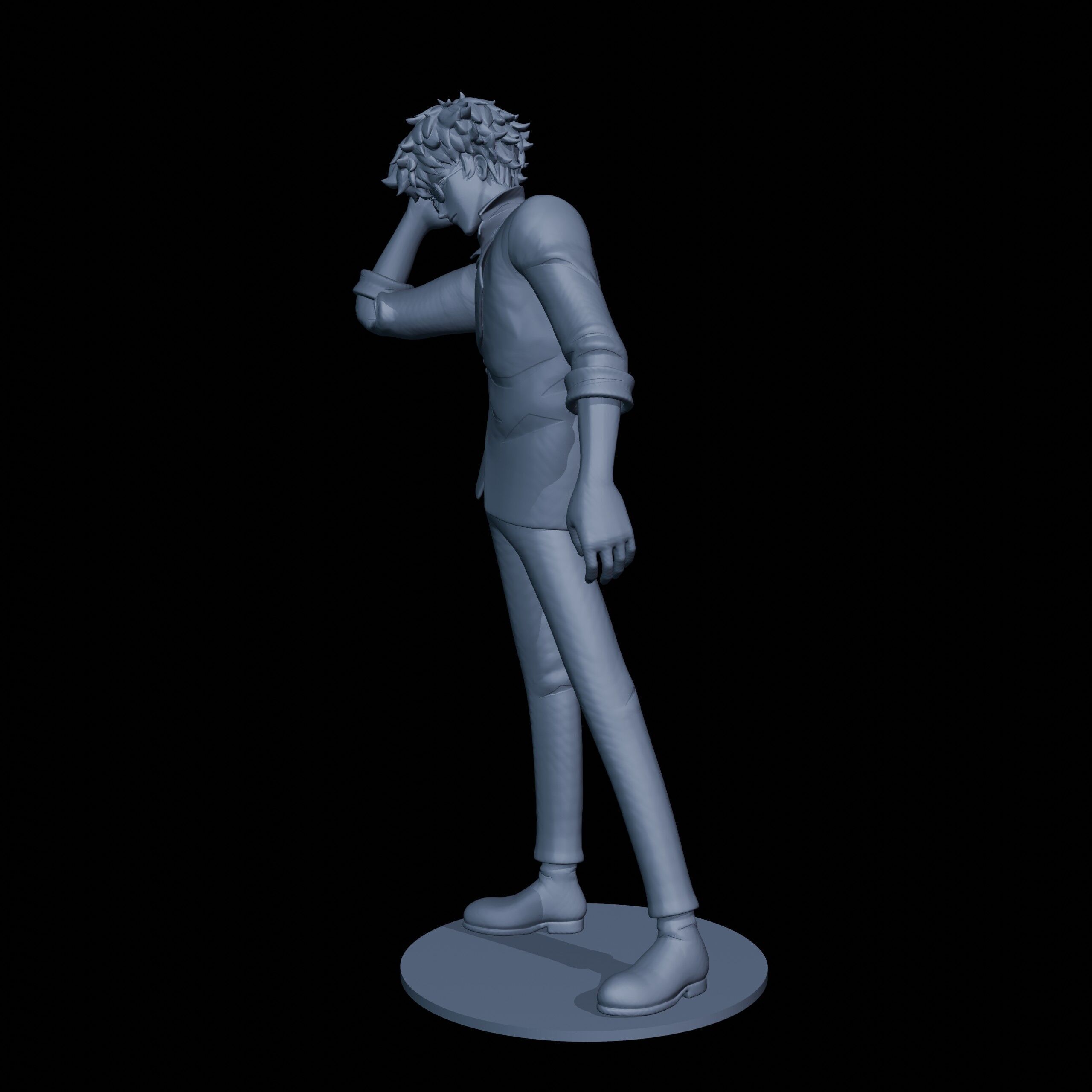 Spike Spiegel 3D print model_3