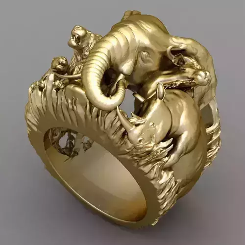 Animal Zoo Ring 