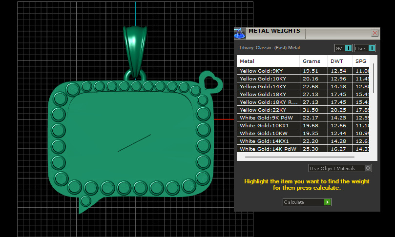 MOISSANITE Iced Youtube  PANDANT 3D PRINTABLE MODAL  3D print model_5