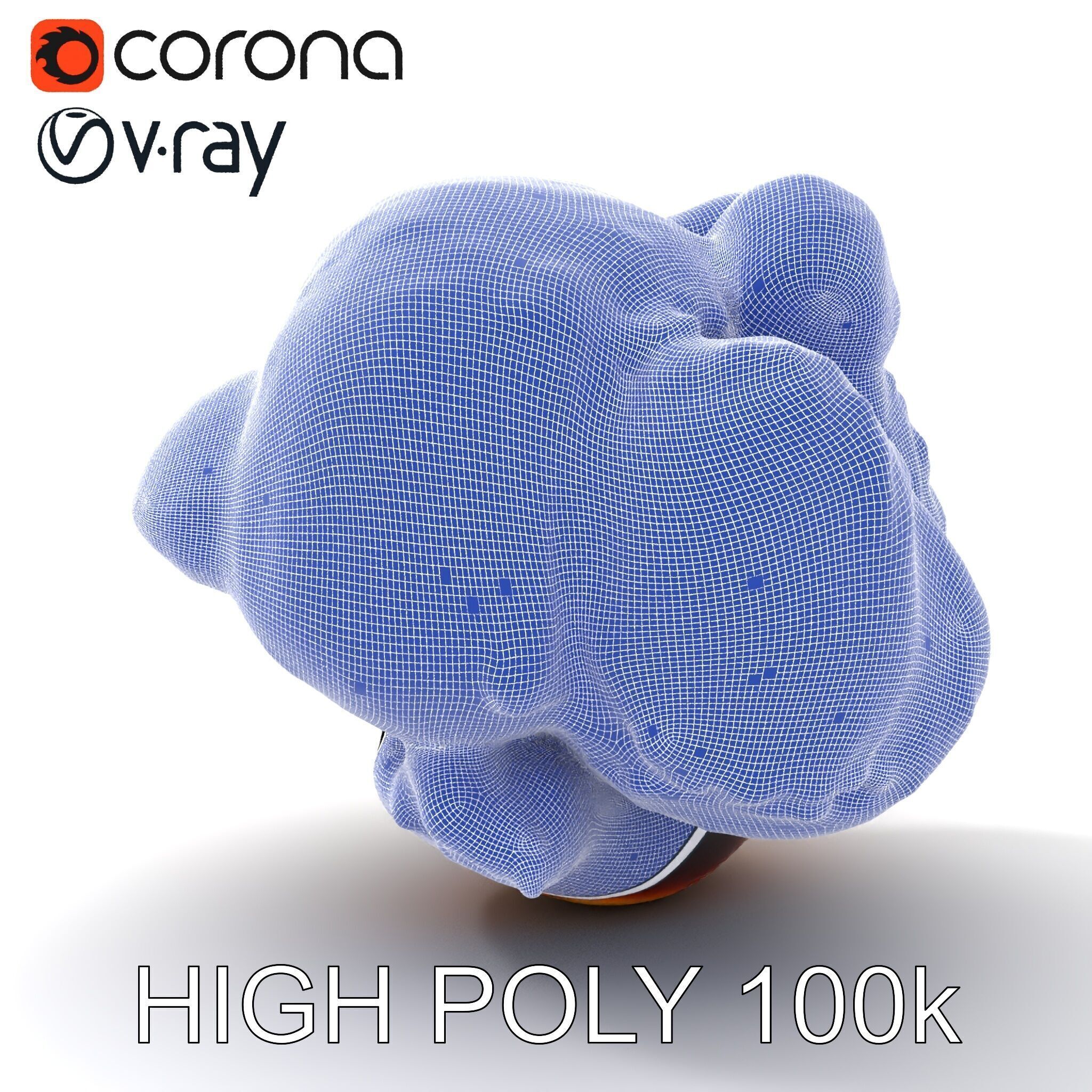 Roasted Chicken Slice Model Pack with Sauce and Garnish Low-poly 3D model_29