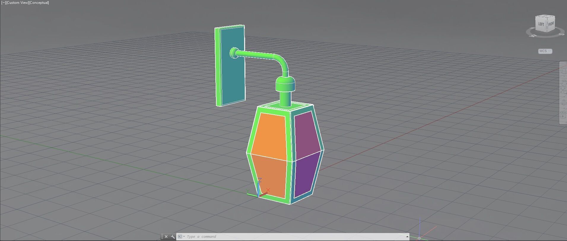 Outdoor Lamp A3 Free 3D model_9