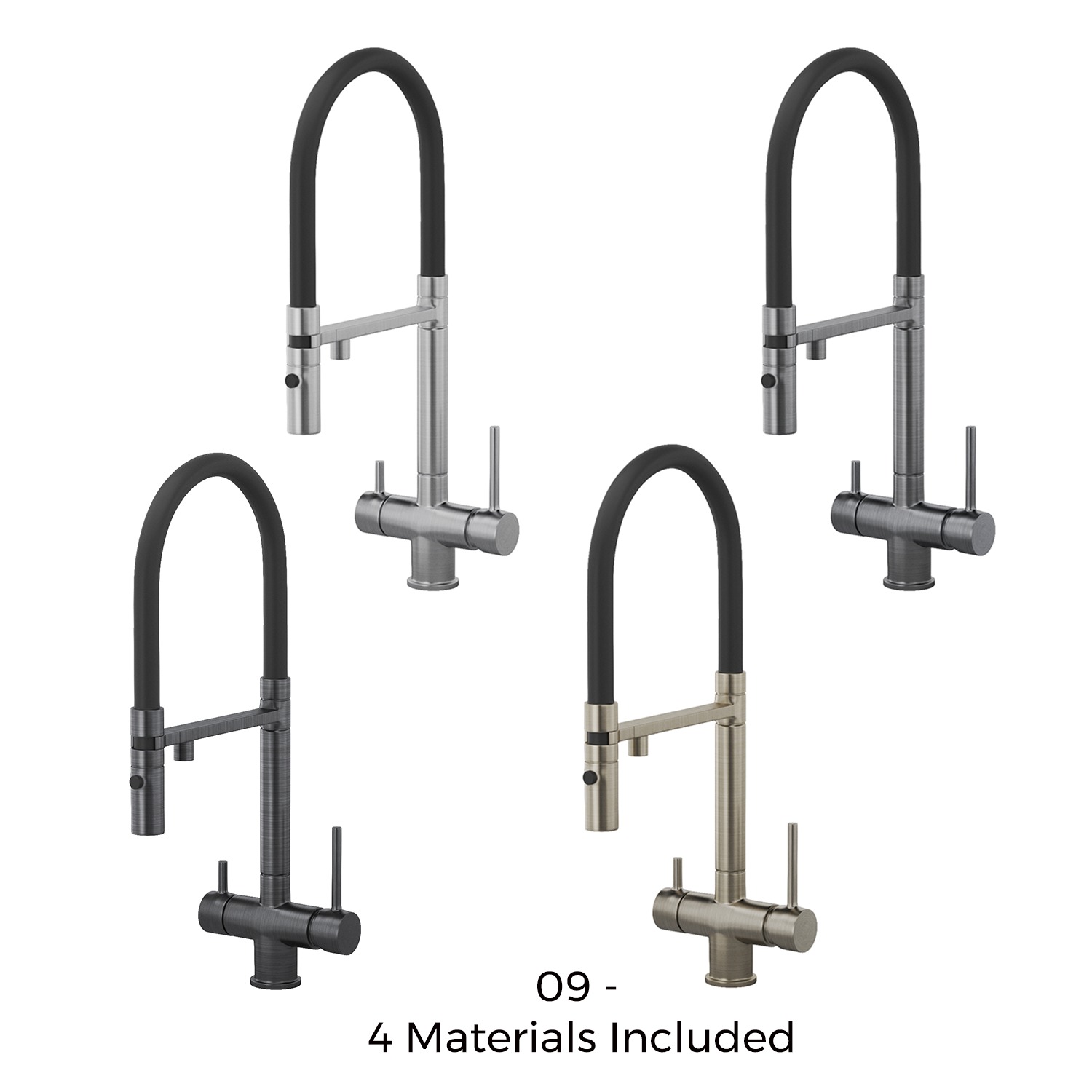 Kitchen Faucet Bundle - 37 High-Quality 3D Models 3D Model Collection_9