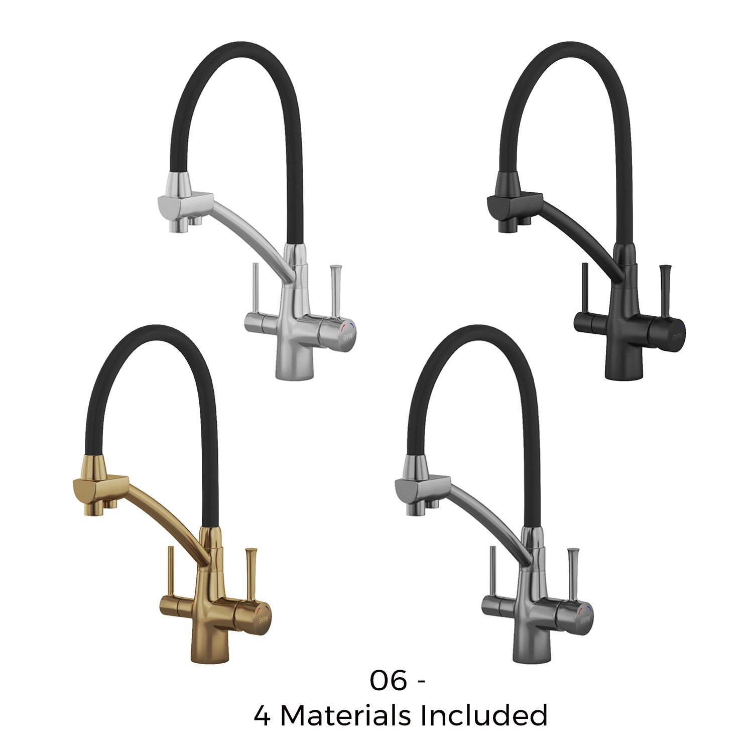 Kitchen Faucet Bundle - 37 High-Quality 3D Models 3D Model Collection_6