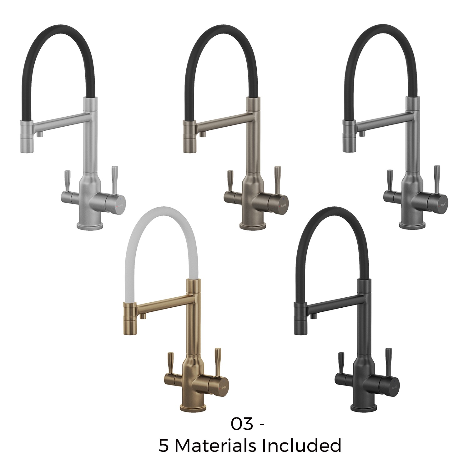 Kitchen Faucet Bundle - 37 High-Quality 3D Models 3D Model Collection_3