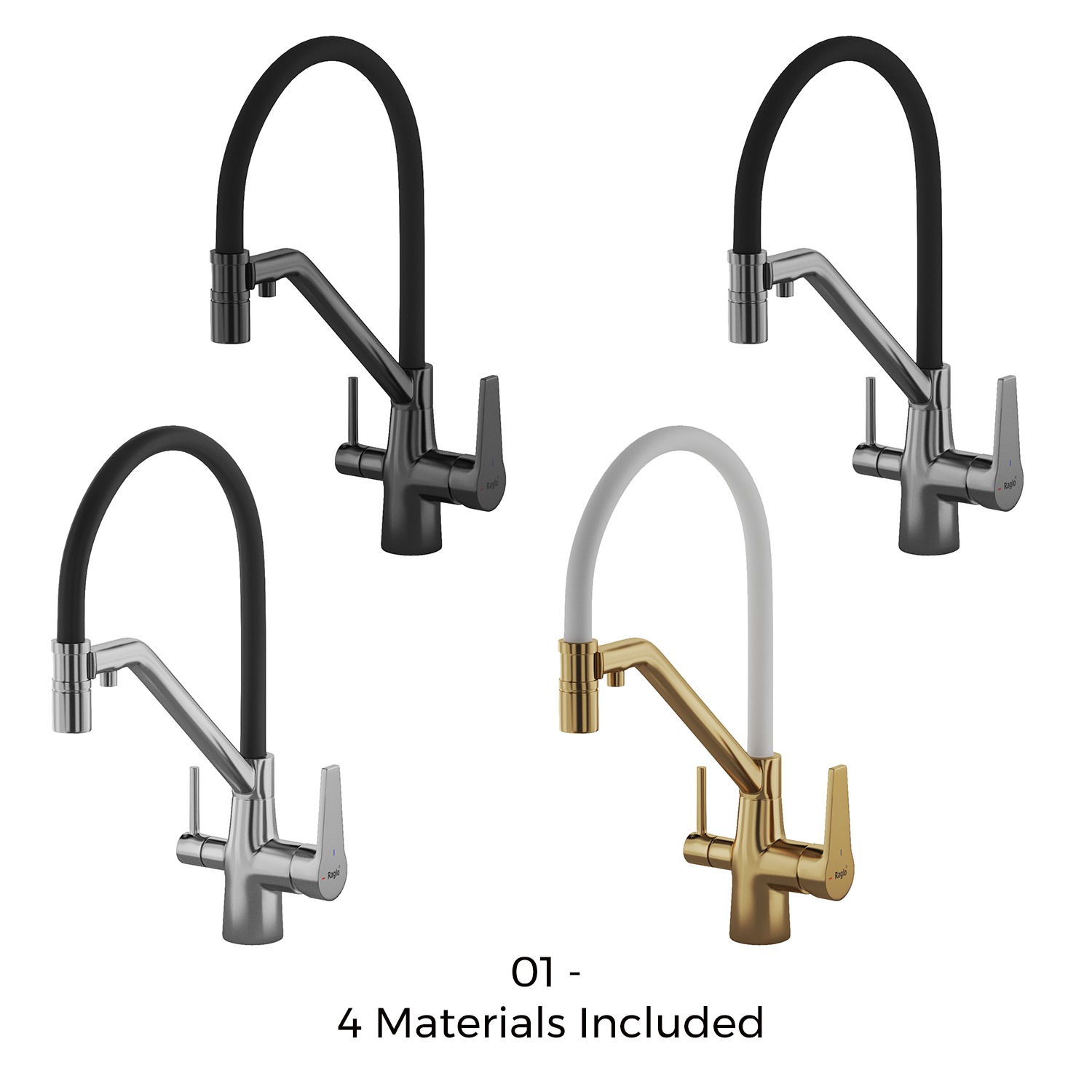 Kitchen Faucet Bundle - 37 High-Quality 3D Models 3D Model Collection_1