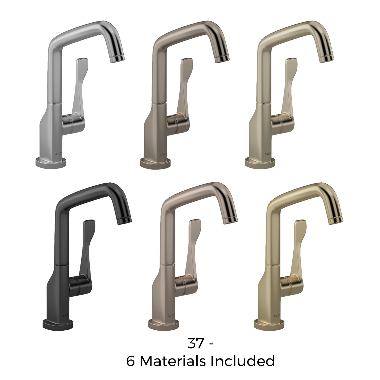 Kitchen Faucet Bundle - 37 High-Quality 3D Models 3D Model Collection_29