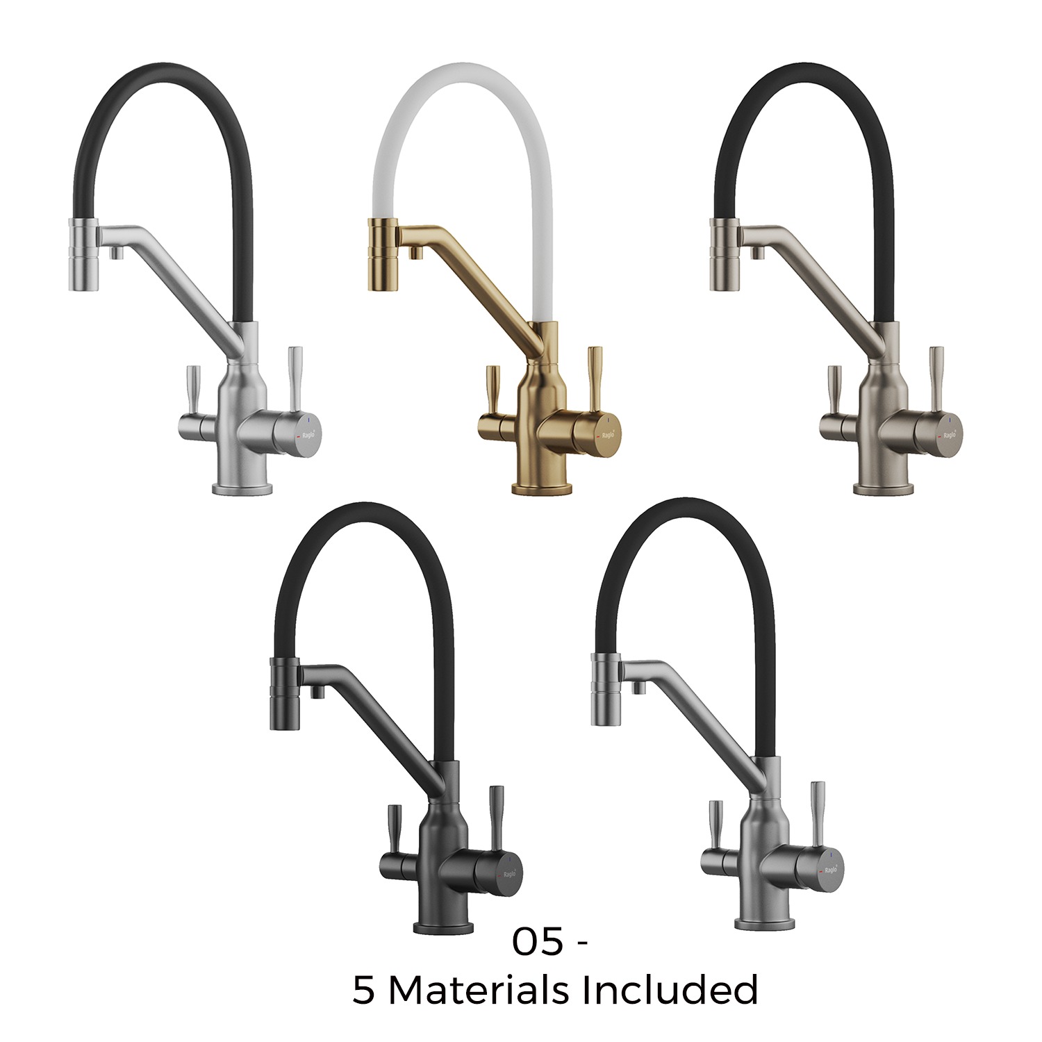 Kitchen Faucet Bundle - 37 High-Quality 3D Models 3D Model Collection_5