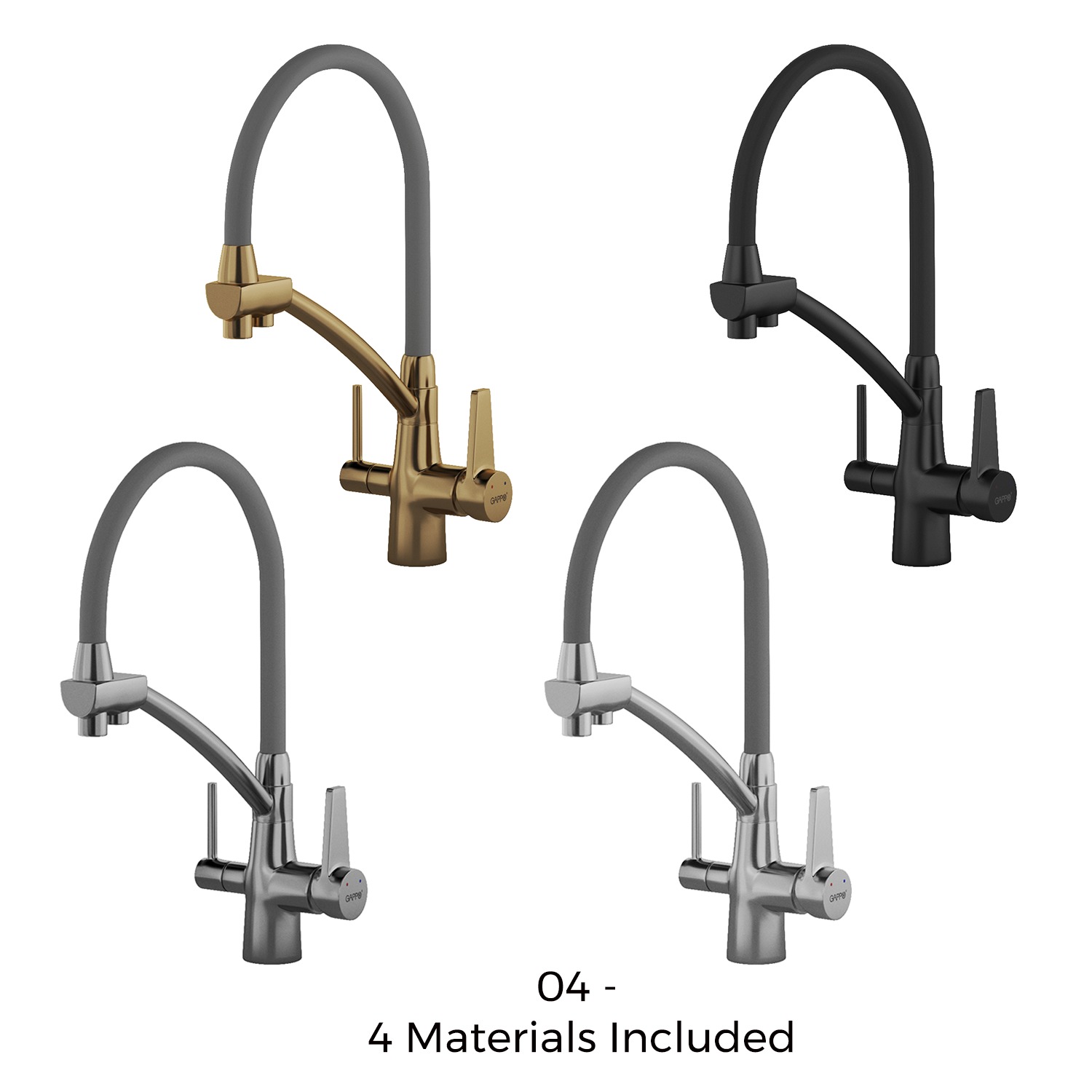Kitchen Faucet Bundle - 37 High-Quality 3D Models 3D Model Collection_4