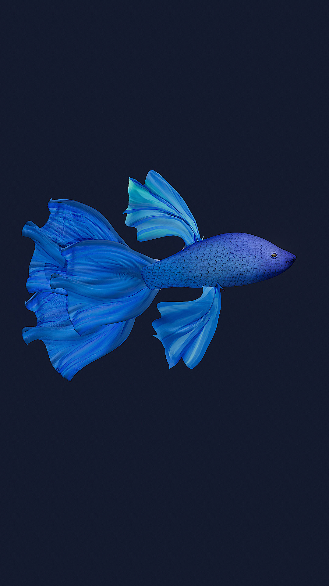 3D Fish Model Cartoon Sea Creatures 3D model_1