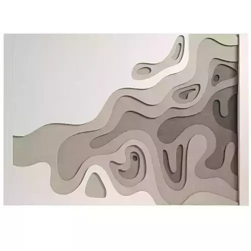 Decorativ panel wave 26