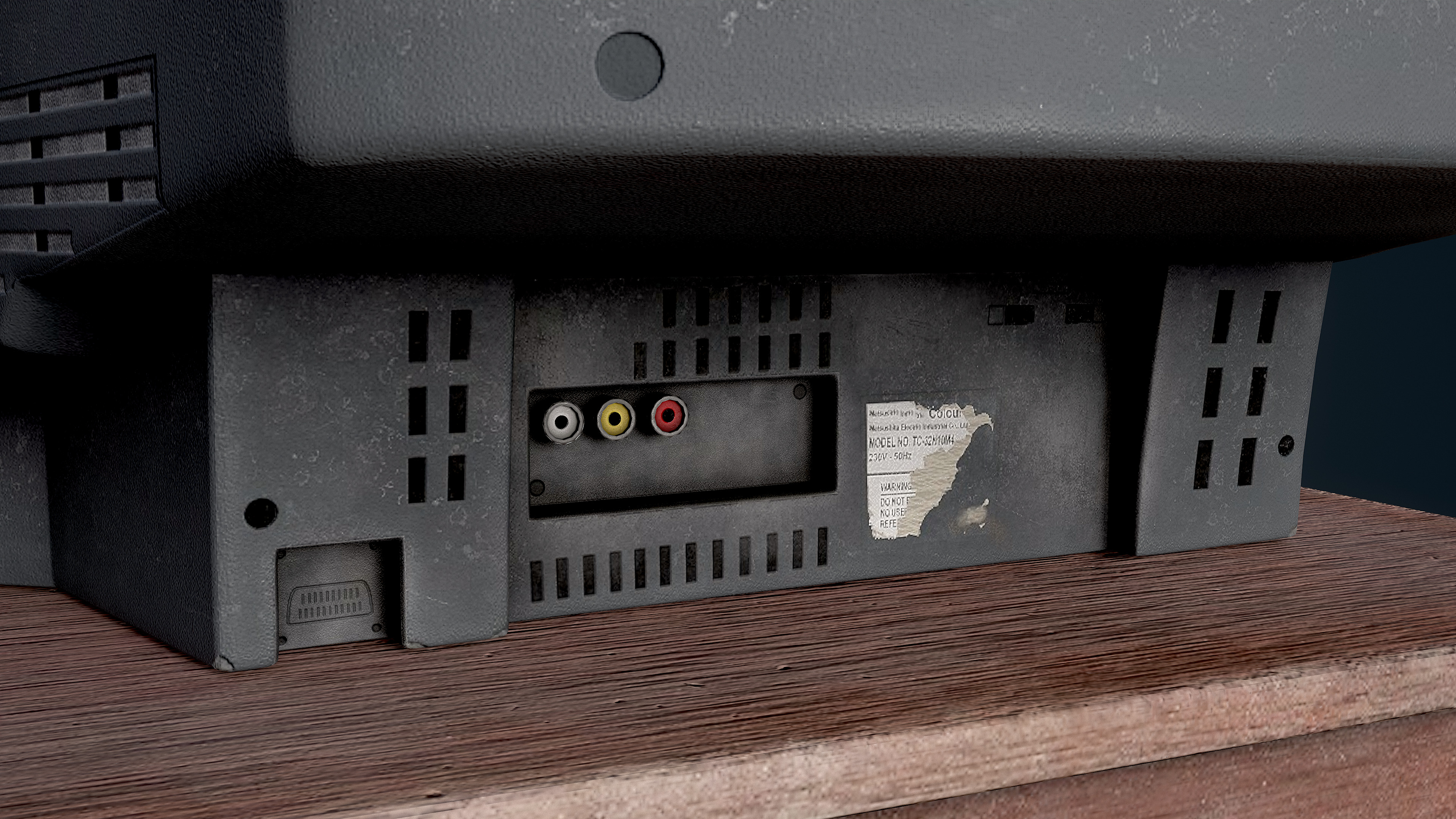 90s Retro TV Unit 3D model 3D model_6