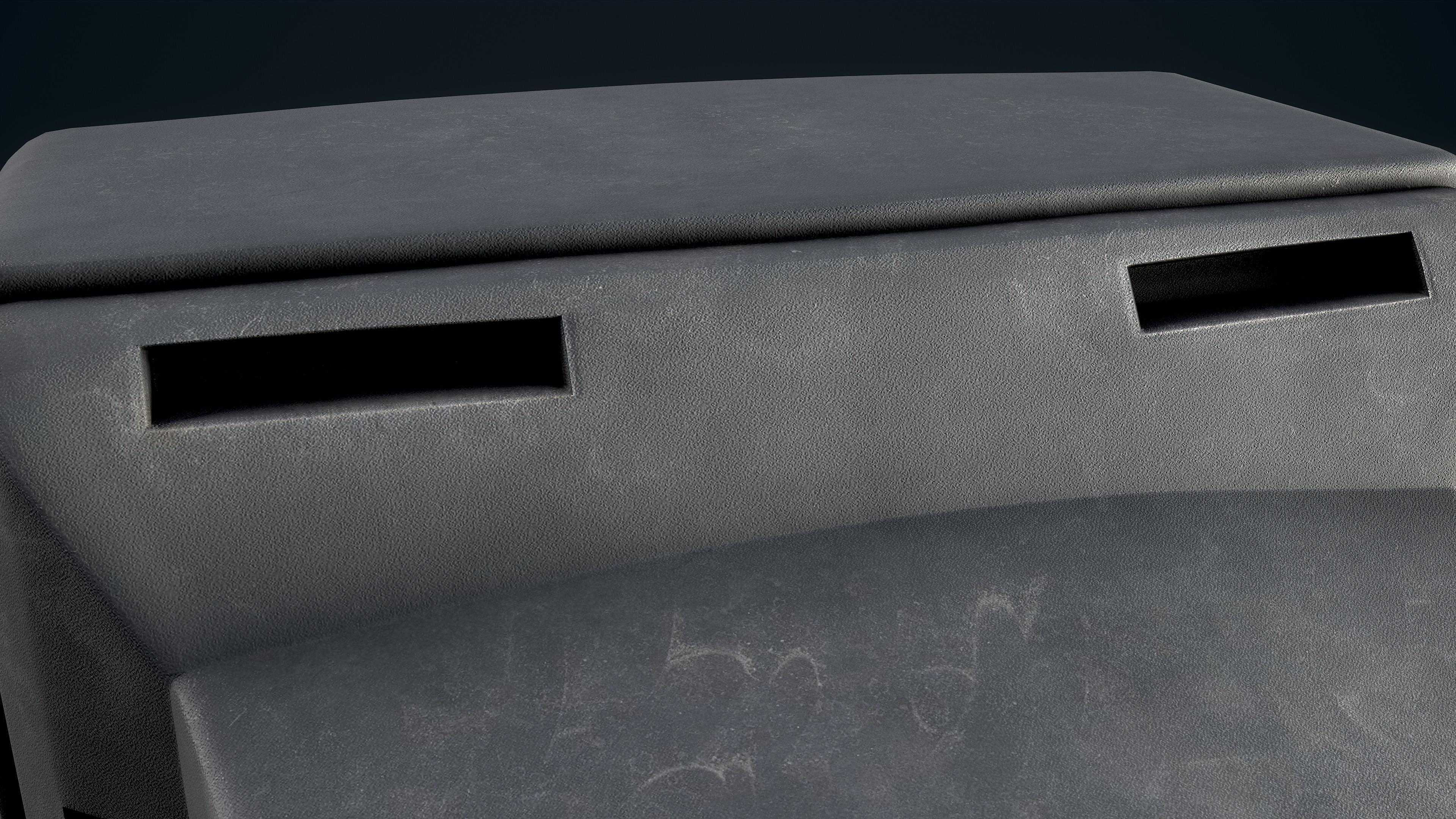 90s Retro TV Unit 3D model 3D model_8