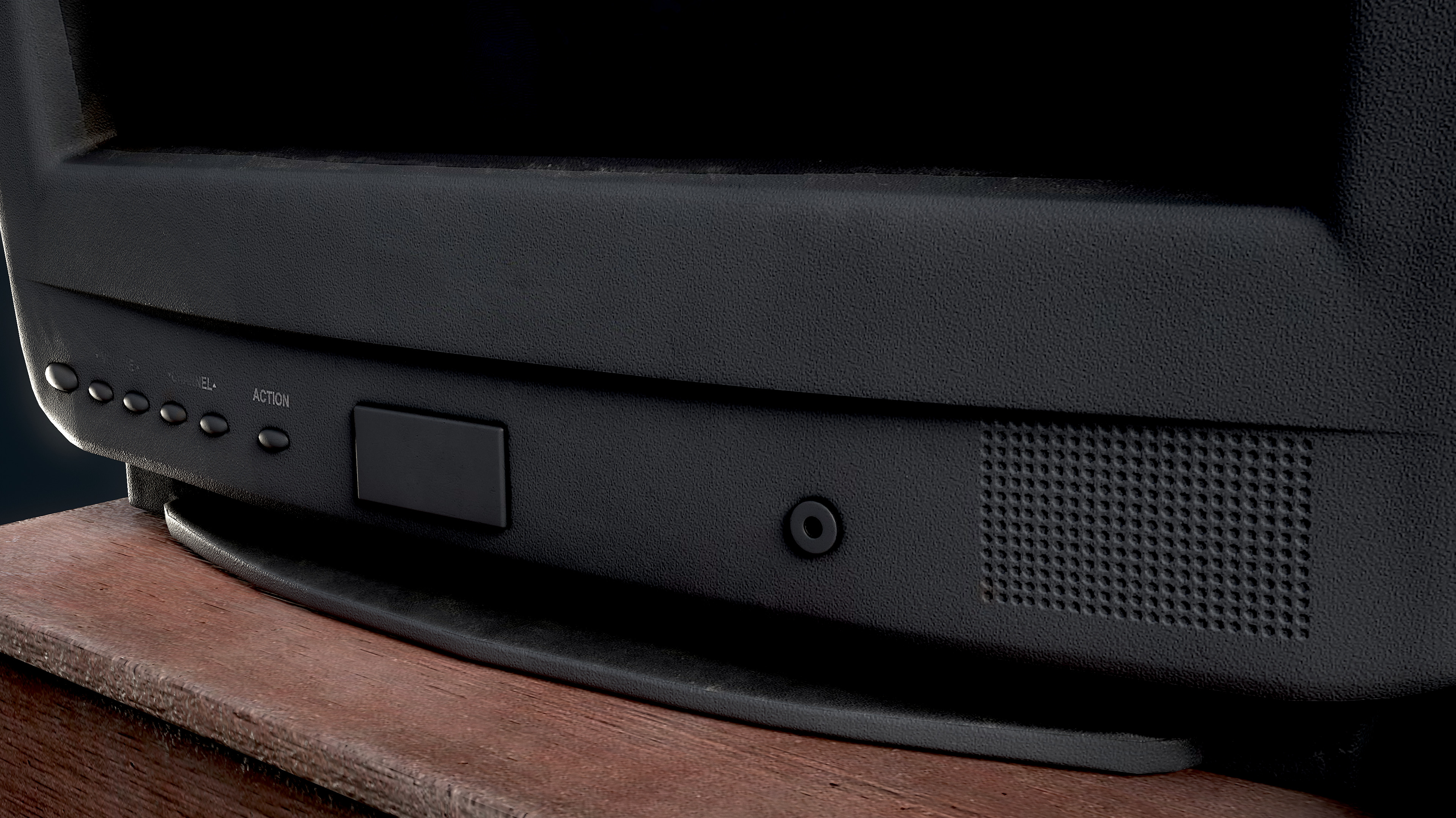 90s Retro TV Unit 3D model 3D model_7