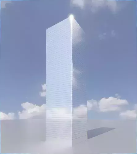 Parametric Building 1a10 3D model 4