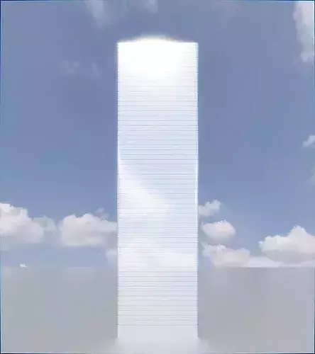 Parametric Building 1a10 3D model 2
